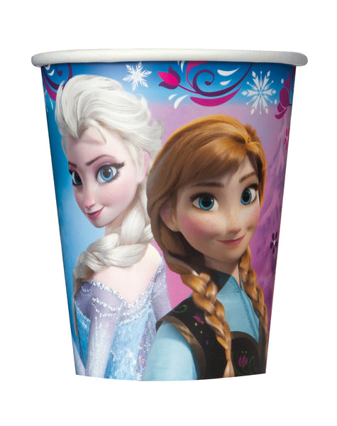 frozen 9oz cups with anna and elsa 8 per package