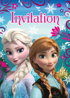 Frozen party invitations with anna and elsa 8 count

