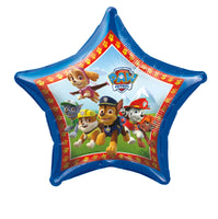 Paw Patrol 34 inch Star Foil Balloon, open package
