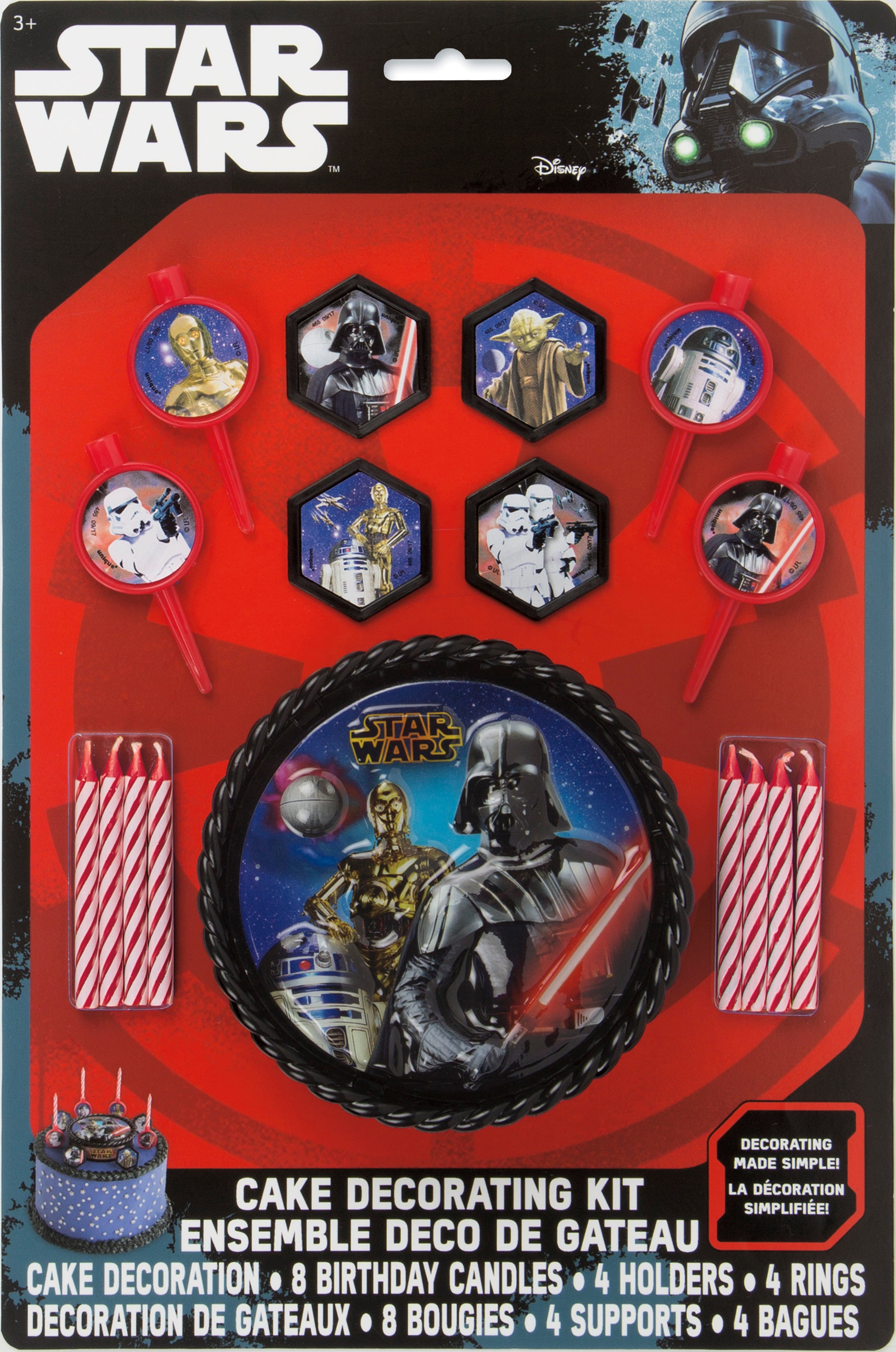 Star Wars Cake Decorating Kit 17pcs Party Connection Canada