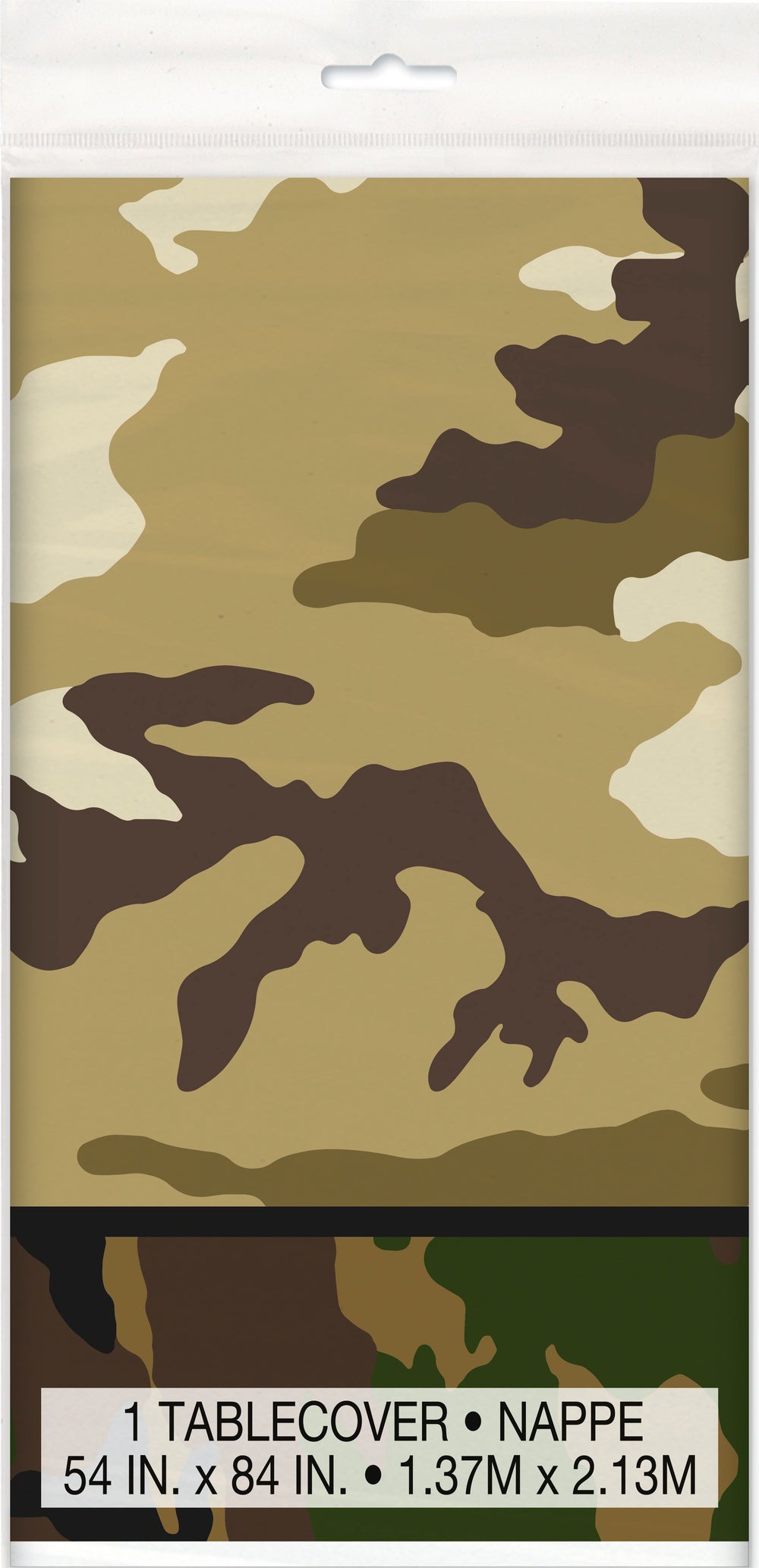 military Camo plastic table cover