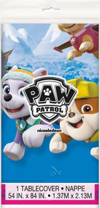 paw patrol girl plastic tablecover packaged