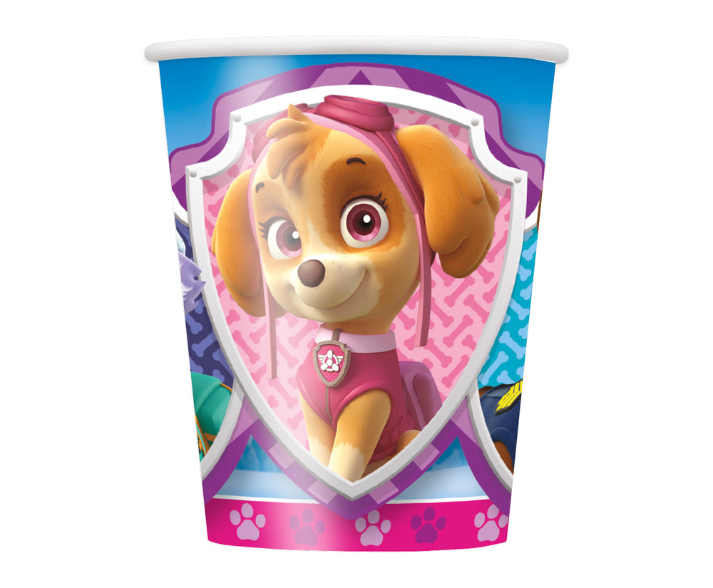 paw patrol 9oz cups, 8 per package