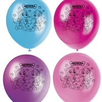 Paw Patrol Girl 12 inch latex balloons, 8 per package