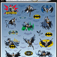 batman sticker sheets includes 4 sheets of 20 stickers