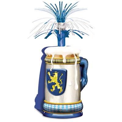 oktoberfest beer stein centerpiece measures 15 inches