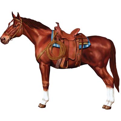 jointed horse 38 inches 1 per package