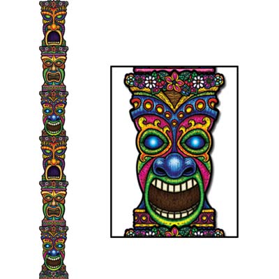 jointed tiki totem pole 7 feet 1 per package