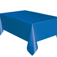 Royal Blue Plastic Table Cover