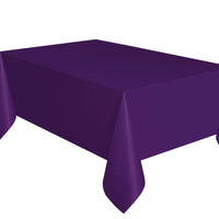 deep Purple Plastic Table Cover