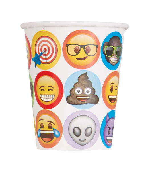 Emoji 9oz paper cups 8 count