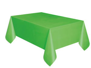 Lime green Plastic Table Cover