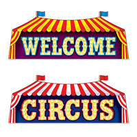 Circus Sign Cutouts