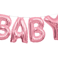 Pink Baby 14" foil balloon letters
