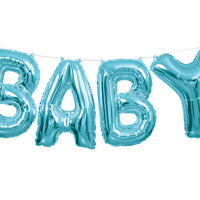 Blue Baby 14" foil balloon letters