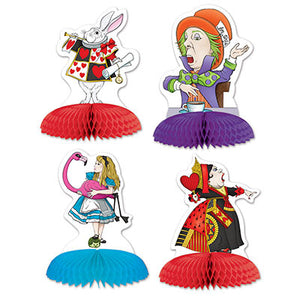 Alice in Wonderland 5" Mini Centrepeices 4 per package
