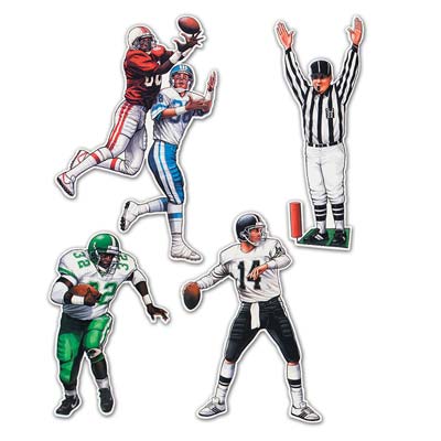 Football Cutout figures