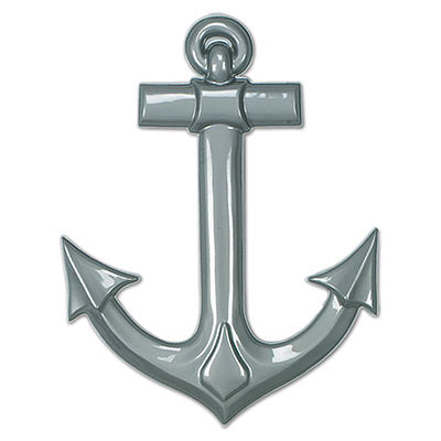 gray plastic anchor measures 25 inches