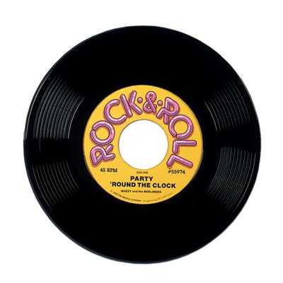 plastic record 19 inches 1 per package