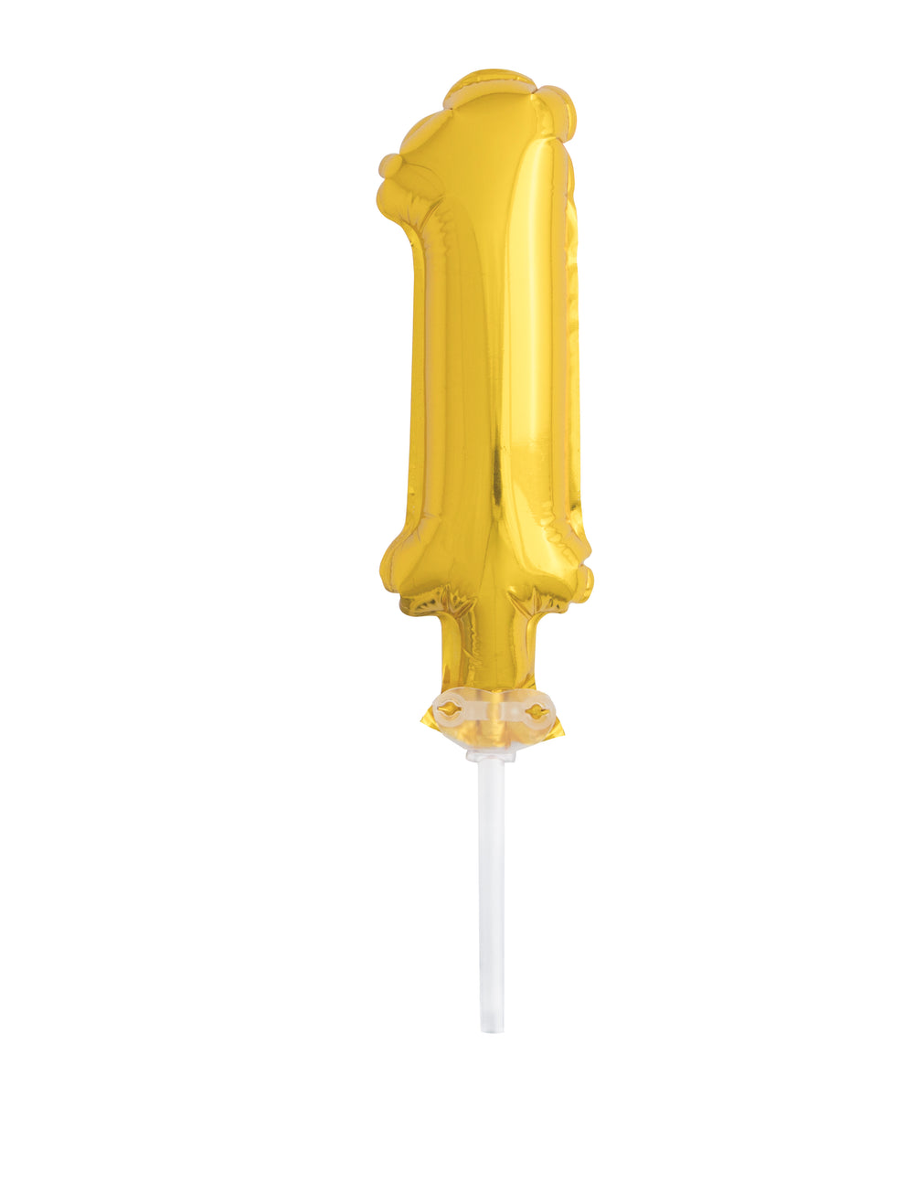 Gold Foil Number Balloon Cake Toppers