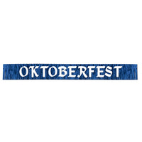 7 foot oktoberfest foil fringe banner
