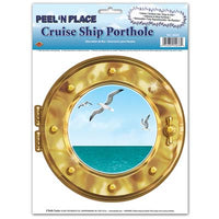 cruise ship porthole measures 12 inches by 15 inches