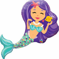 mermaid Shape Foil Balloon