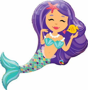 mermaid Shape Foil Balloon