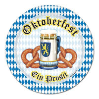 oktoberfest 9 inch plates 8 per package