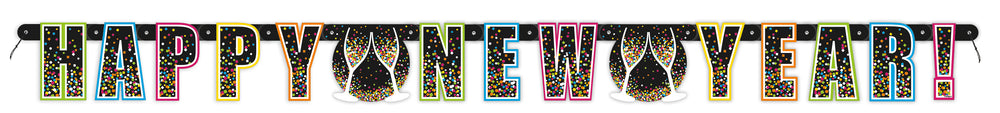 Jointed Happy New Year Banner