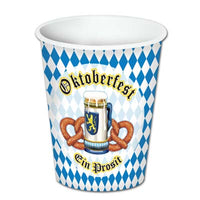 oktoberfest 9oz cups, hot and cold use, 8 per package