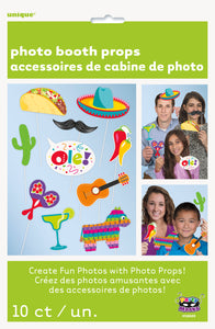 fiesta photo booth props 10 count