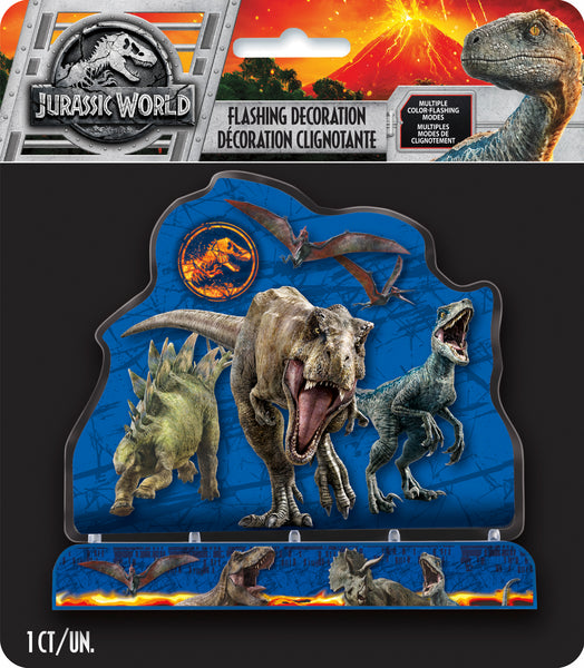 Jurassic park/dinosaur flashing cake decoration