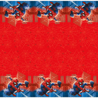 spiderman plastic tablecover, open