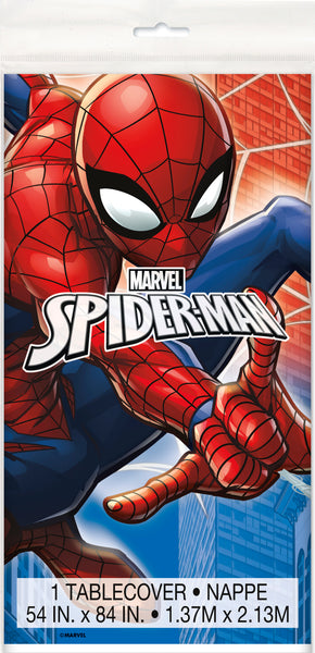 spiderman plastic tablecover, packaged