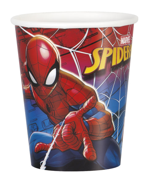 spiderman 9oz cups, 8 per package