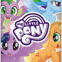 My Little Pony table cover measures 54 inches by 84 inches