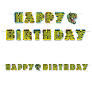 Birthday Dinosaur Banner