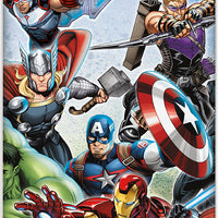 avengers plastic table cover 54 inches by 84 inches