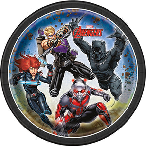 avengers 7 inch paper plates 8 count