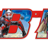 Avengers Happy Birthday Banner