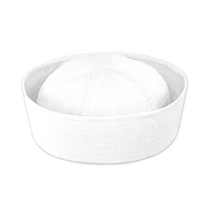 white sailor hat one size fits most