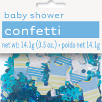 boy baby shower confetti