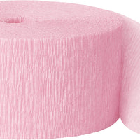 Pastel Pink Crepe streamers