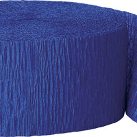 Royal Blue Crepe Streamers