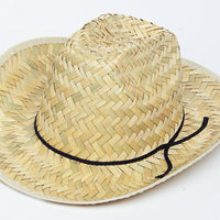 child size straw cowboy hat 1 per package