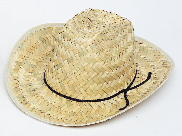 child size straw cowboy hat 1 per package