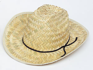 adult western straw cowboy hat 1 per package