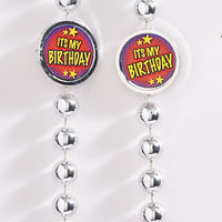 Its My Birthday Message Beads