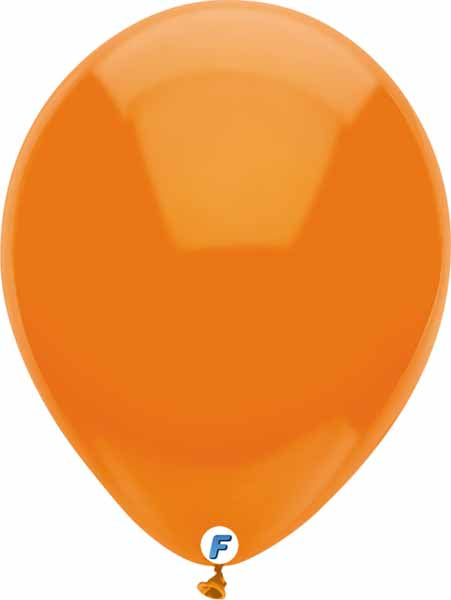 Orange balloon 12 inch funsational brand